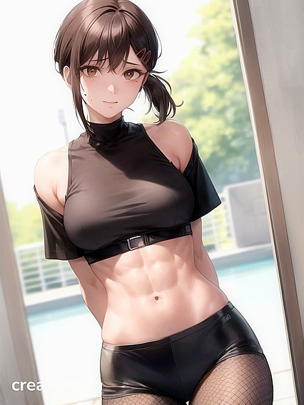 Kobeni Higashiyama Wears Fishnets at 18 for Steamy Chainsaw Man Hentai Images
