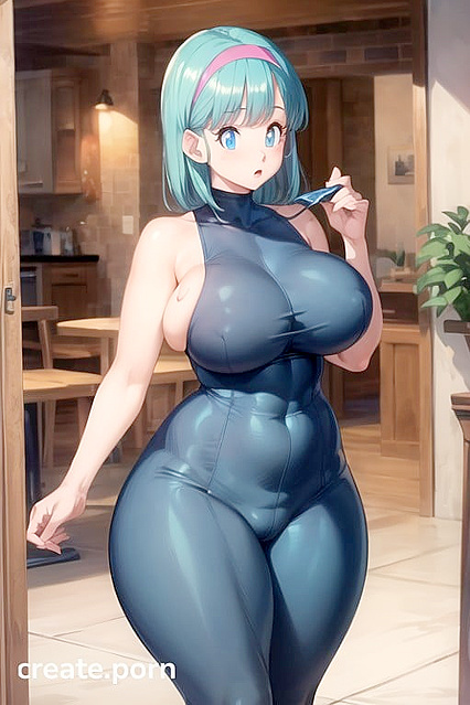 Massive Breasts in Tight Bodysuit Drive hentai Picture Wild
