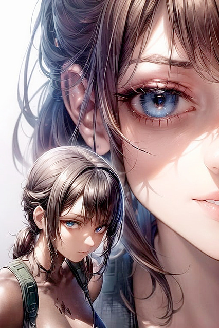 Quiet from Metal Gear in Intimate Side View Close-Up Hentai Images