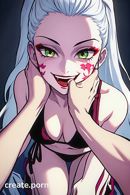 Nezuko's Daki Demon Form in Bikini Hentai Pleasure
