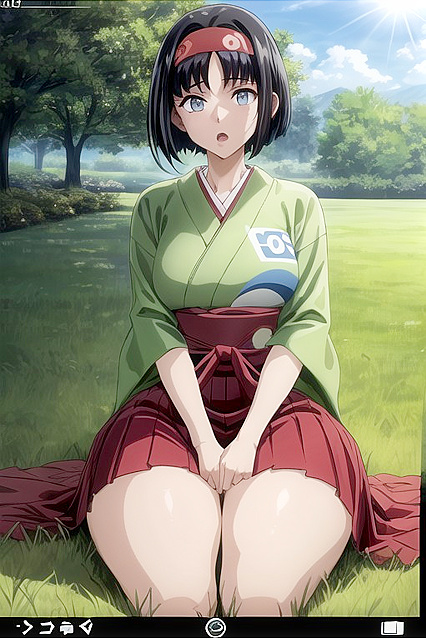 Arms Spread Wide in Ecstatic Hentai Pleasure Images