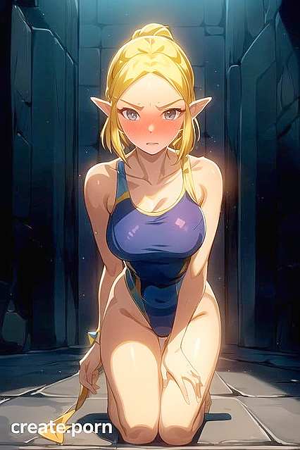Embarrassed Girl 18+ in Swimsuit Gets CaughtOutside in Horny Hentai Image