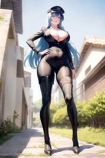 Fit Chick with Massive Ass and Perfect Cleavage in-steams-Hentai Picture