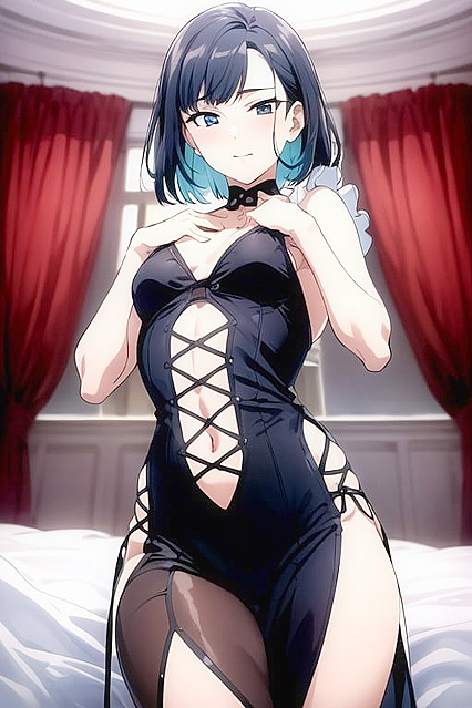 Skinny Bottom Gazes at You in  Hentai Picture