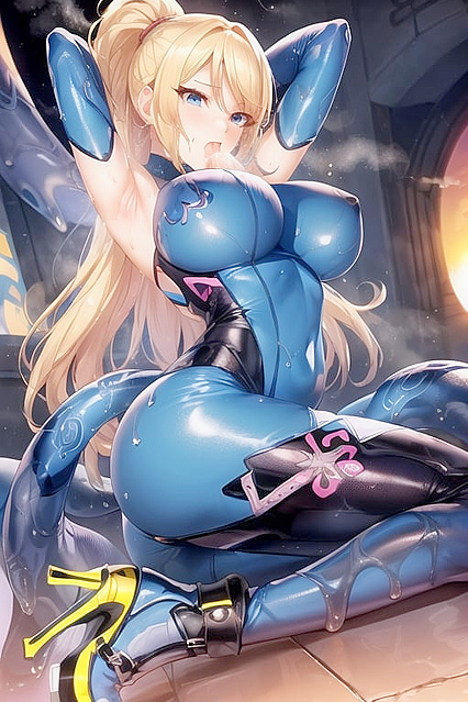 Tattooed Beauty Splashes Into Pool for SteamyNSFW Hentai Fun