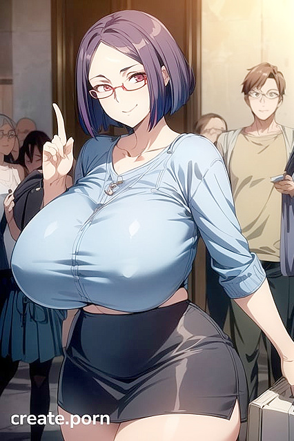 Huge Ass in Mini Skirt Outfit for Steamy Casual Hentai Action