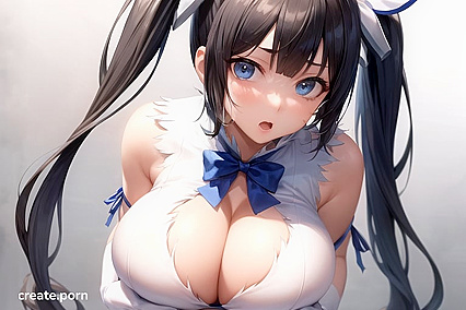 Hestia from DanMachi Shows Off Her Massive Assets in Steamy Hentai Scenes