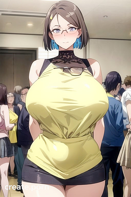 Gigantic Breasts in Form-Fitting Clothes Heat up Hentai Fantasies