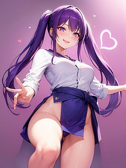 Mouth Wide Open for Long-Length Pleasure in hentai AI Action