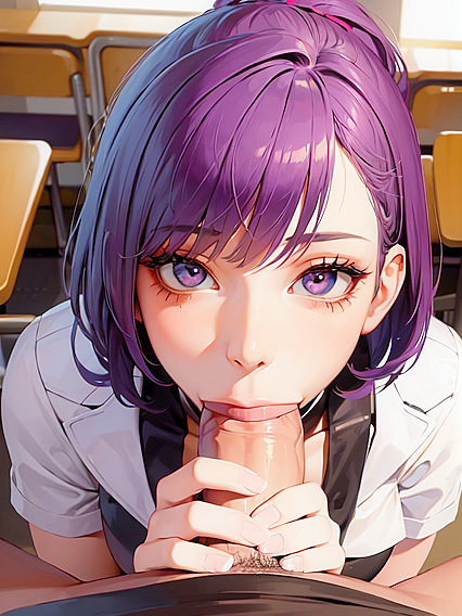 French Maid with Large Breasts Serves up Steamy Hentai Pleasure