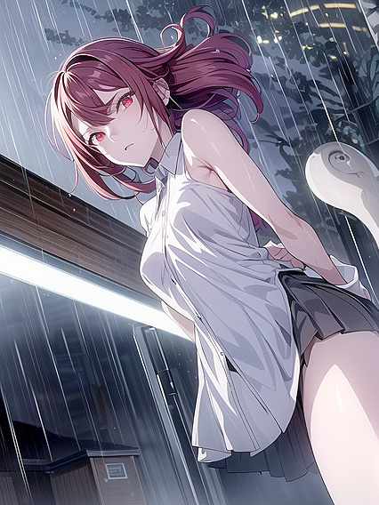 Hands-On-Hips Action with a Rounded-Ass Beauty in hentai Ai Porn