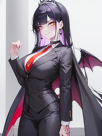 Multi-Colored Hair and Glowing Eyes: Intense Hentai Bangs Session
