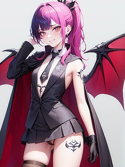 Frowning Eyebrows and Thick Lashes with a Floating Halo in Seductive Hentai Scenes