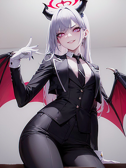 Elegant Black-Tie Night with Seductive Earrings and Endless Hentai Pleasure