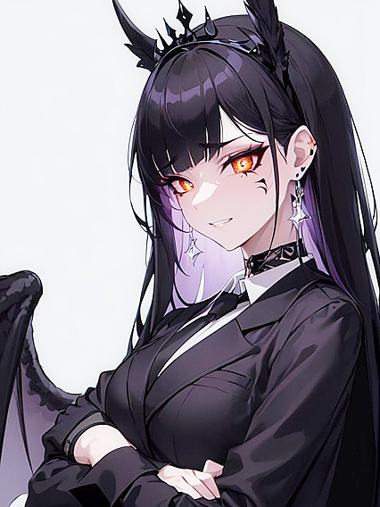 Villainess with Frowning Eyebrows Seduces You in This Stunning Front View Hentai Scene