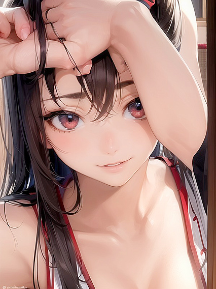Cute 18-Year-Old Seductress in Solo Hentai Action