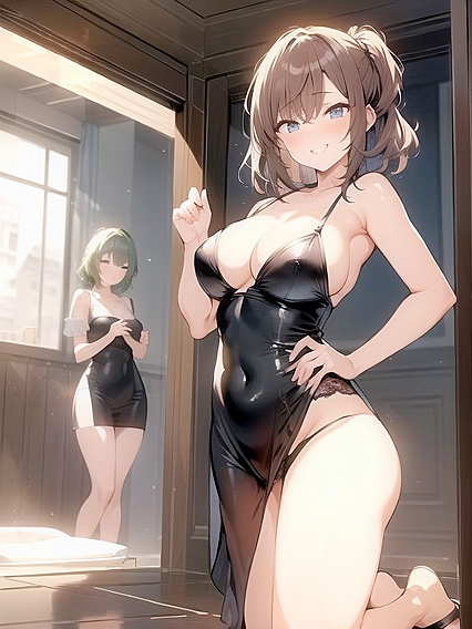 Noon Erotic Session: Hands-On-Hip Dildo Fun in Hentai AIPorn