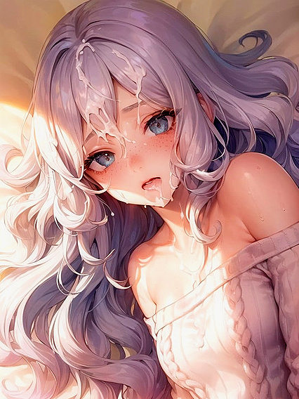 Freckled Girl 18+ with Oversized Retro Sunglasses in Soft Bokeh Hentai Pleasure