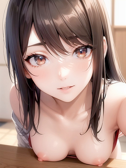 Noon Time Selfies Showcasing Her Perfectly Rounded Medium Ass in Hentai Delight