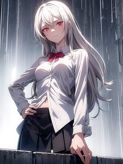 Hands-On Close-Up Rainy Day Hentai Pleasure