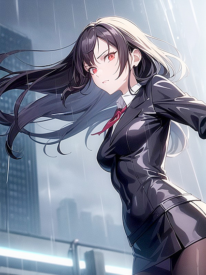 Teacher Takes It Hard in Rainy hentai Action