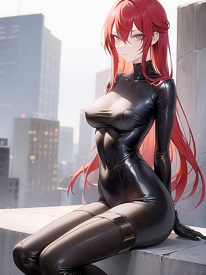 Narrow-Eyed Seduction: A Steamy Sitting Down Hentai Experience