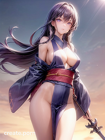 Fit Girl 18+ Standing in Front View for Steamy Hentai Action