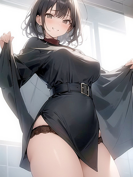 Sunny with Natural Breasts Enjoying Noon Pleasure in Hentai Action