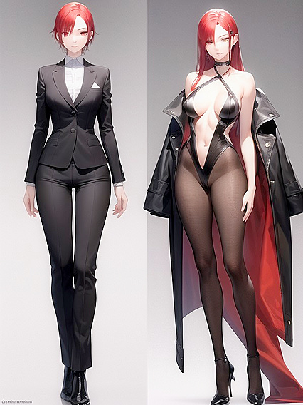 Tall and Elegant Vagina Scenes in Seductive Hentai erotica