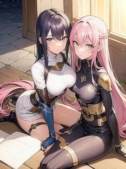 Thick Lines and Crossed Arms Heat up the Night in Horny Hentai Action