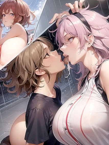 Large-Busted Babe Gets Pleasured at the Baseball Stadium in Steamy Hentai Action