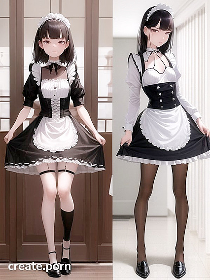 18-Year-Old With Small Breasts Teased in Skirt Hentai Scene