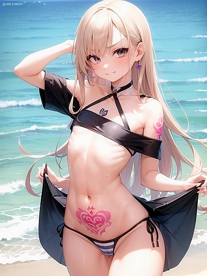 Long-Length Beach hentai featuring Intense Cumshots and Sun-Kissed Pleasure