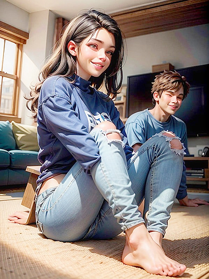 Feet Worship in 3D: Intense 18+ Hentai AI Porn Experience