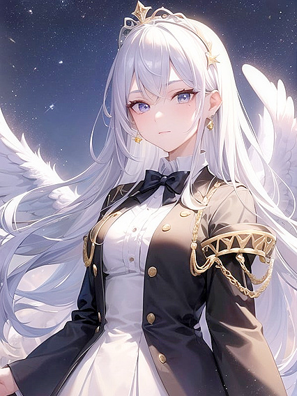 Angel Wings and Vibrant Hair inMind-Bending Hentai Pleasure