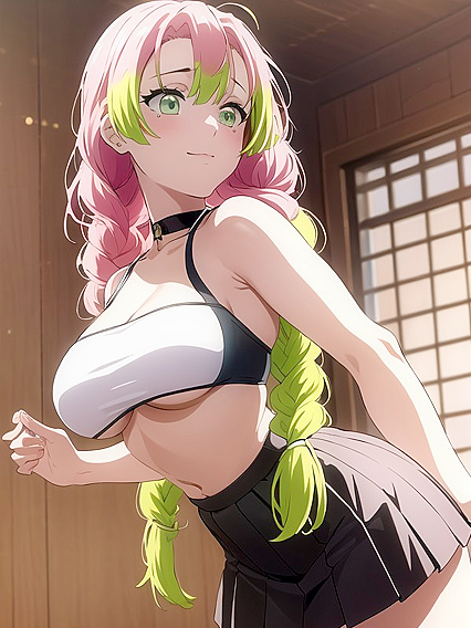 Sporty Short Underboob Action in Seductive Hentai Scenes