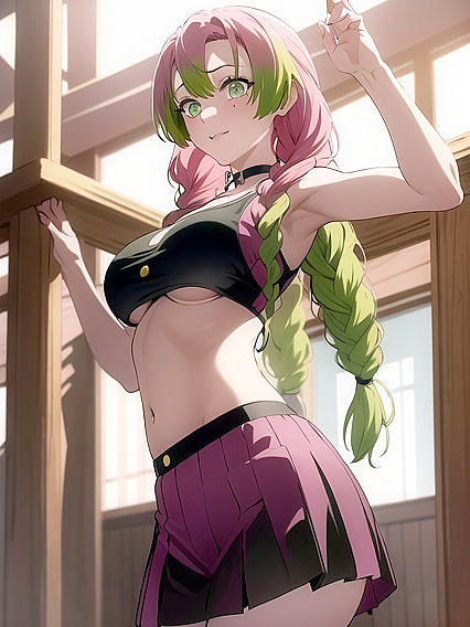 Underboob Tease and Views in Seductive Hentai Adventures