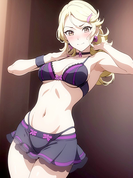 Mischievously Smiling While Dancing in a Thong forSTEAMY Hentai Pleasure