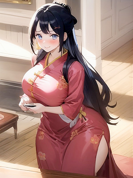 Long-Length Pleasure: Solo Spreading Legs Hentai Fantasy