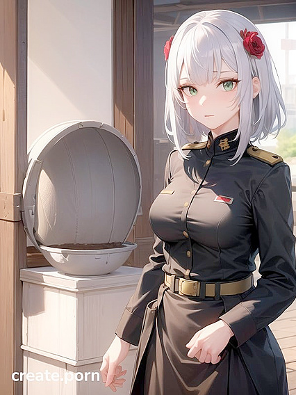 Noelle from Genshin Impact in Uniform for IntenseMilitary Hentai Pleasure