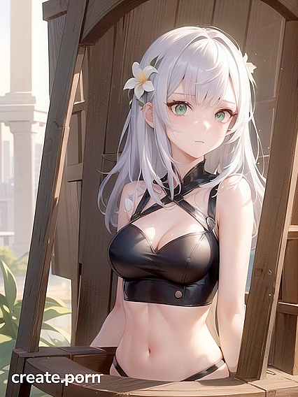 Noelle from Genshin Impact Shows Off in a Sexy Crop Top Hentai Scene