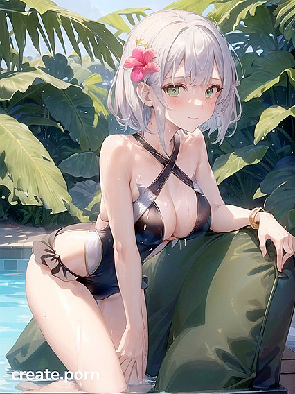 Wet Clothes Fantasy with One Person in Seductive Hentai Scenes