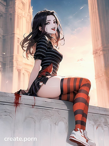 Fit Pale-Skinned Beauty Shines in Smooth Slicked-Up Hentai Action