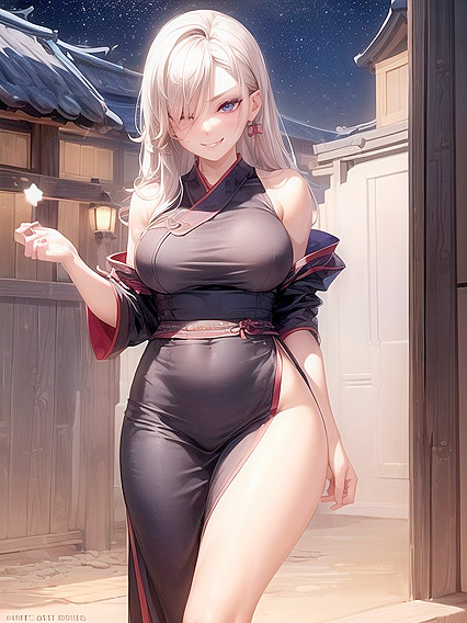 Fit Body Thighs Exposed in Seductive Hentai Action