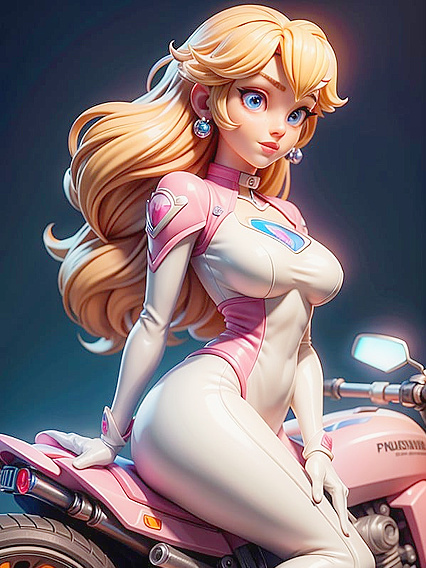 Riding the Bike with a Car in the Background: A Solo Hentai Adventure