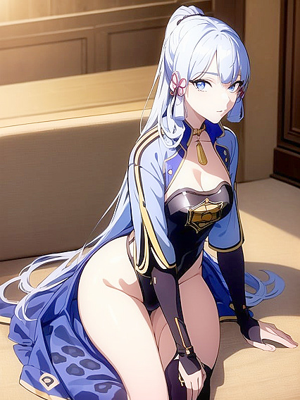 Teen 18+ in Leotard Exploring Intense Hentai Pleasure