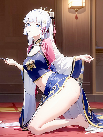 Chinese Hanfu Beauty Shows Off Her Luscious Curves in Detailed Hentai Scenes