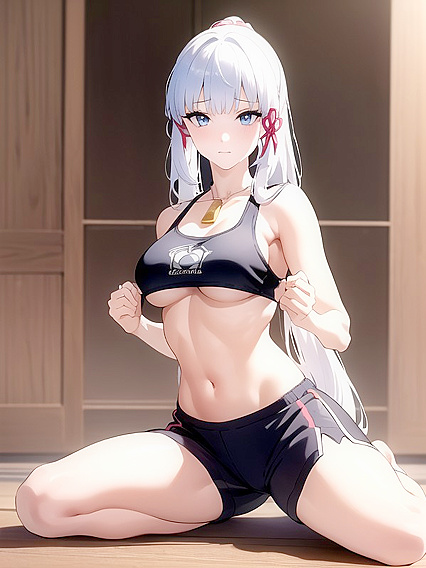 Kamisato Ayaka Stares Seductively at You in This Genshin Impact Hentai Masterpiece