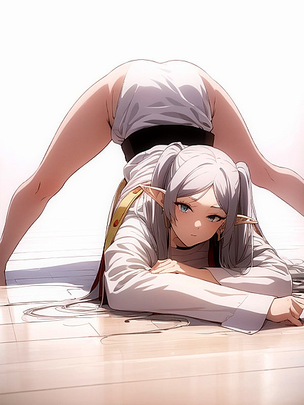 Jack O’Lantern Pose: One Person in Pyjamas for Spooky Hentai Pleasure