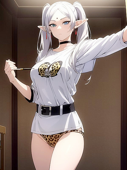 Sporty Short Underboob Action in the Bathroom for Steamy Hentai Fun